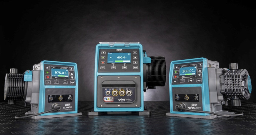 New Qdos H-FLO chemical metering and dosing pump offers higher flow rates for a wide range of dosing applications